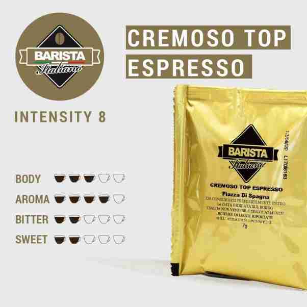 Barista Italiano 100 ESE Coffee Paper Pods 44mm