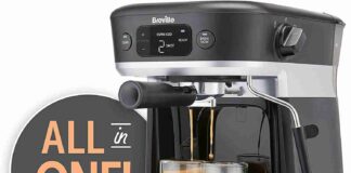 Breville All-in-One Coffee House, Espresso, Filter and Pods Coffee Machine