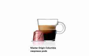 Master Origin Columbia nespresso pods