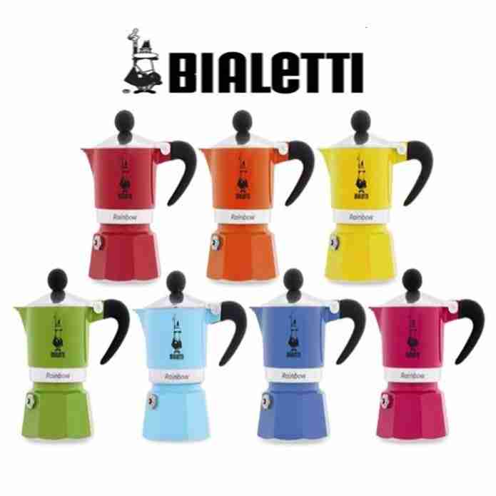 Bialetti Rainbow Aluminium Stovetop Coffee Maker