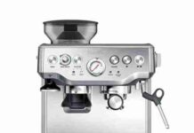 breville bes870xl barista express espresso machine brushed stainless steel