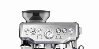 breville bes870xl barista express espresso machine brushed stainless steel