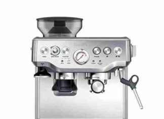 breville bes870xl barista express espresso machine brushed stainless steel