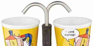 bialetti mini express lichtenstein moka set includes coffee maker 2 cup