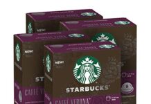 starbucks capsules for nespresso vertuo machines dark roast caff verona