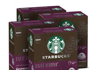 starbucks capsules for nespresso vertuo machines dark roast caff verona