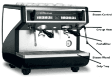 what are the parts of an espresso machine and how do they work