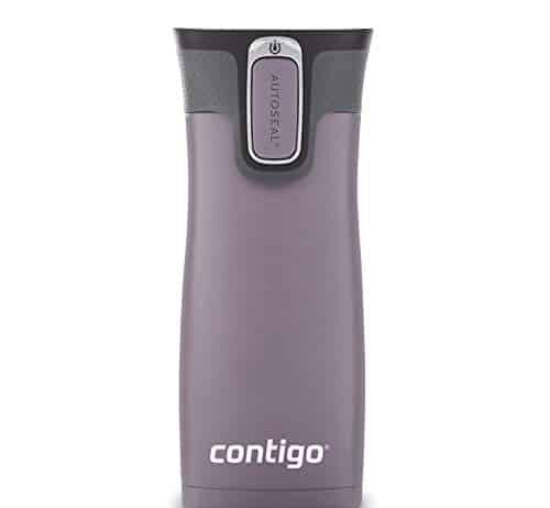 Contigo West Loop Stainless Steel Vacuum Insulated Travel Mug with Spill Proof Lid, Keeps Drinks Hot up to 5 Hours and Cold up to 12 Hours, 16oz Dark Plum