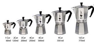 how many cups does a 6 cup bialetti make