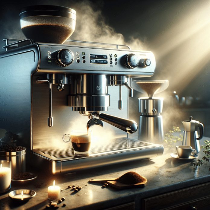 breville the barista express espresso machine with grinder