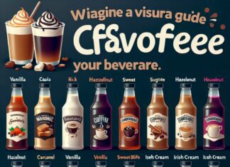 coffee flavoring syrups to sweeten drinks