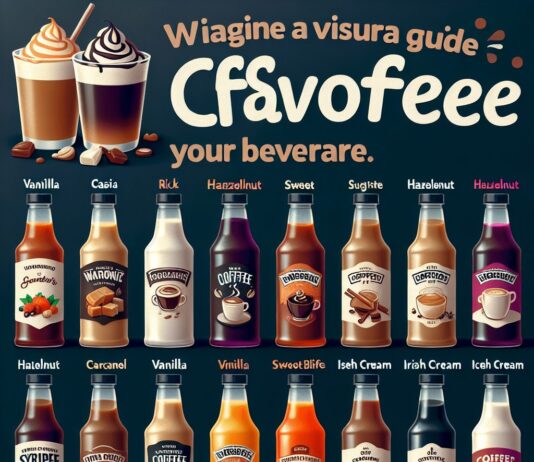 coffee flavoring syrups to sweeten drinks