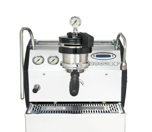 la marzocco gs3 mp espresso machine dual boilers paddle interface