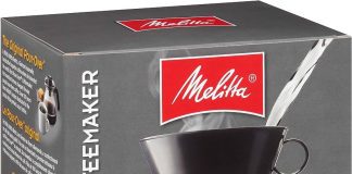 melitta pour over coffee brewer with glass carafe