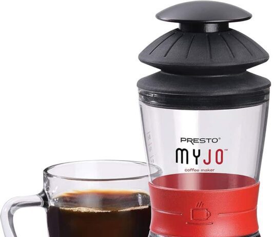 presto myjo single cup coffee maker with k cup compatibility