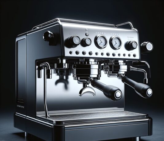 rancilio silvia espresso machine with commercial grade grouphead
