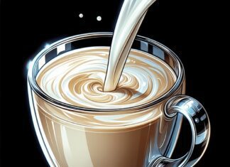 skim milk fat free dairy option for coffee