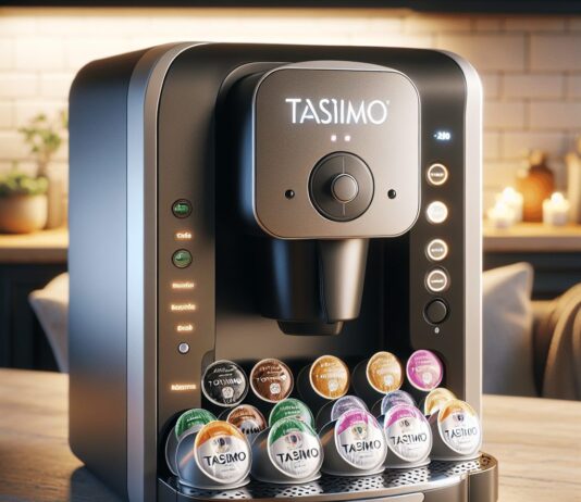 tassimo hot beverage coffee machine with t disc pods