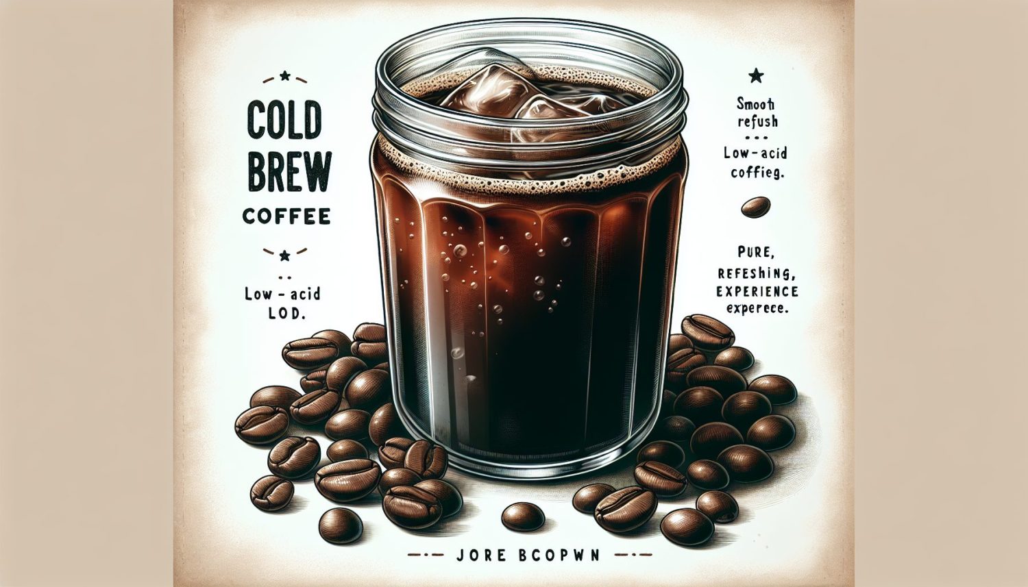 Cold Brew Coffee - Smooth, Low Acidity Cold Steeping