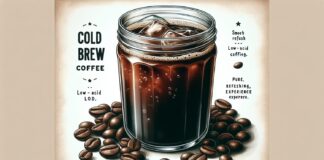 cold brew coffee smooth low acidity cold steeping