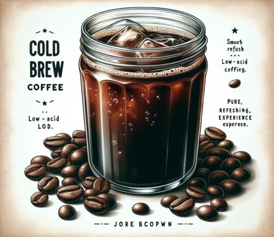 cold brew coffee smooth low acidity cold steeping