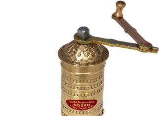 9 handmade hand crafted hammered manual brass coffee mill grinder sozen review