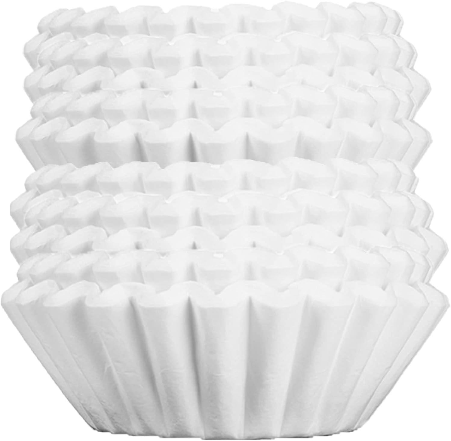 Big Joe® Large Coffee Filters (500 Count) - Tall Walled Commercial Coffee Filters (4 ¼ Inch base, 2 ¾ Inch Walls, 9 ¾ Inch Laying Flat) - Compatible with BUNN and 12-Cup Home  Commercial Machines