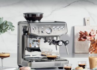 breville barista express impress espresso machine review