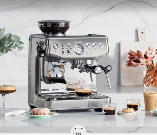 breville barista express impress espresso machine review