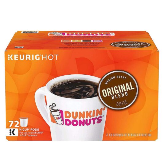 dunkin donuts original blend 72 k cups review