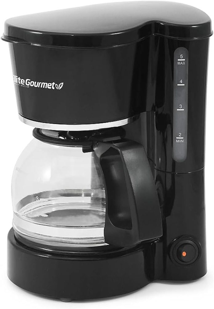 elite gourmet ehc 5055 coffee maker review