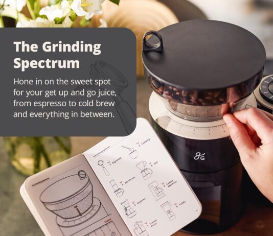 greater goods burr coffee grinder review