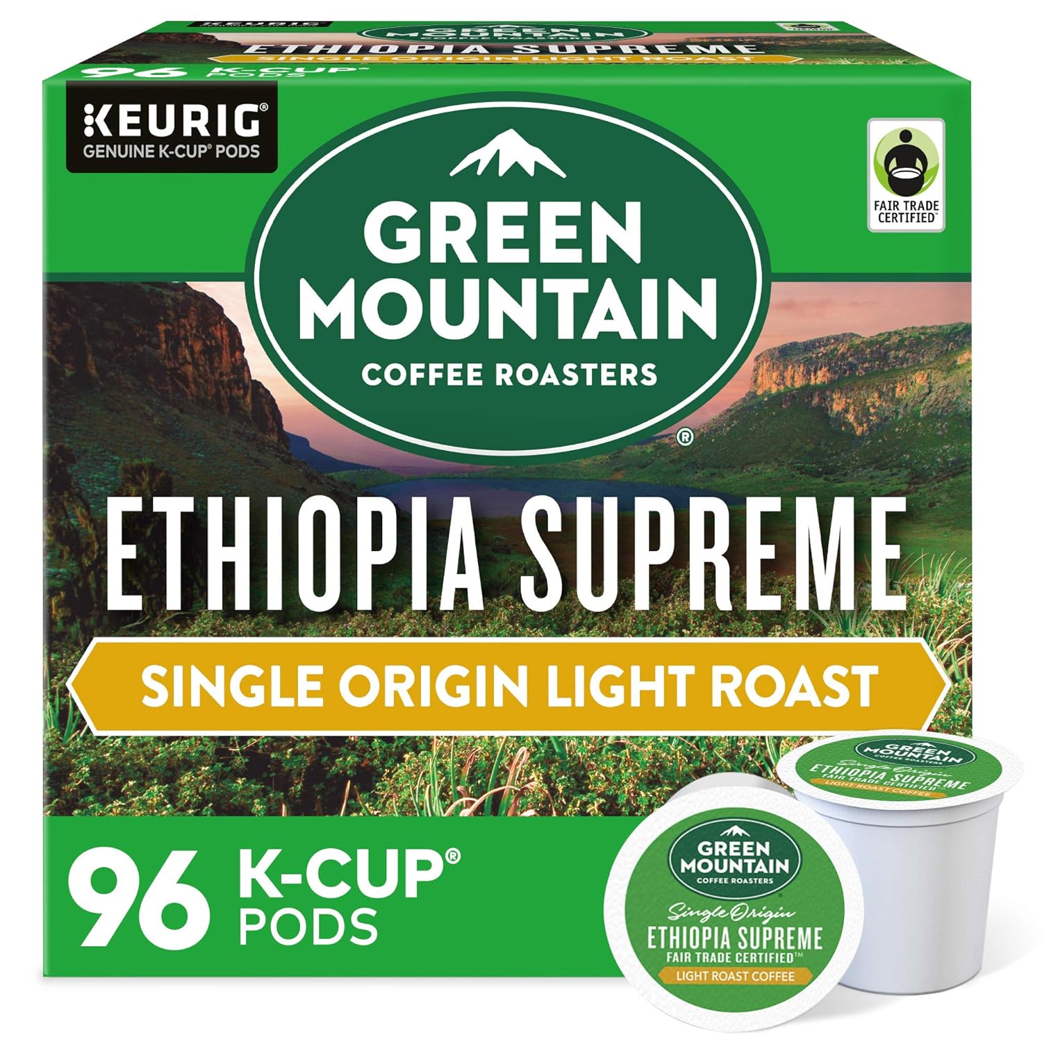 Green Mountain Coffee Roasters Blend, Single-Serve Keurig K-Cup Pods, Light Roast Coffee, 48 Count