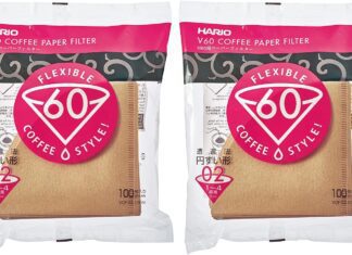 hario v60 paper coffee filters size 02 natural 200 count review