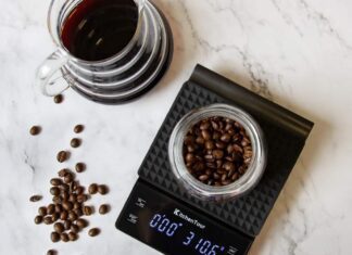 kitchentour coffee scale with timer review