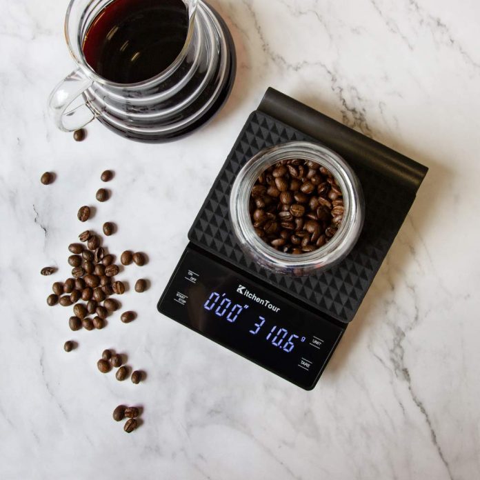 kitchentour coffee scale with timer review