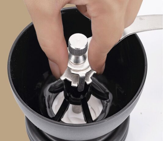 manual coffee grinder set with conical ceramic burrs review