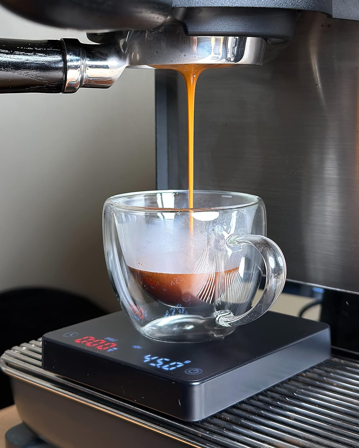 MiiCoffee Nano Coffee Scale with Timer, Espresso Scale with Auto Tare, Touch Sensor and Silicone Cover