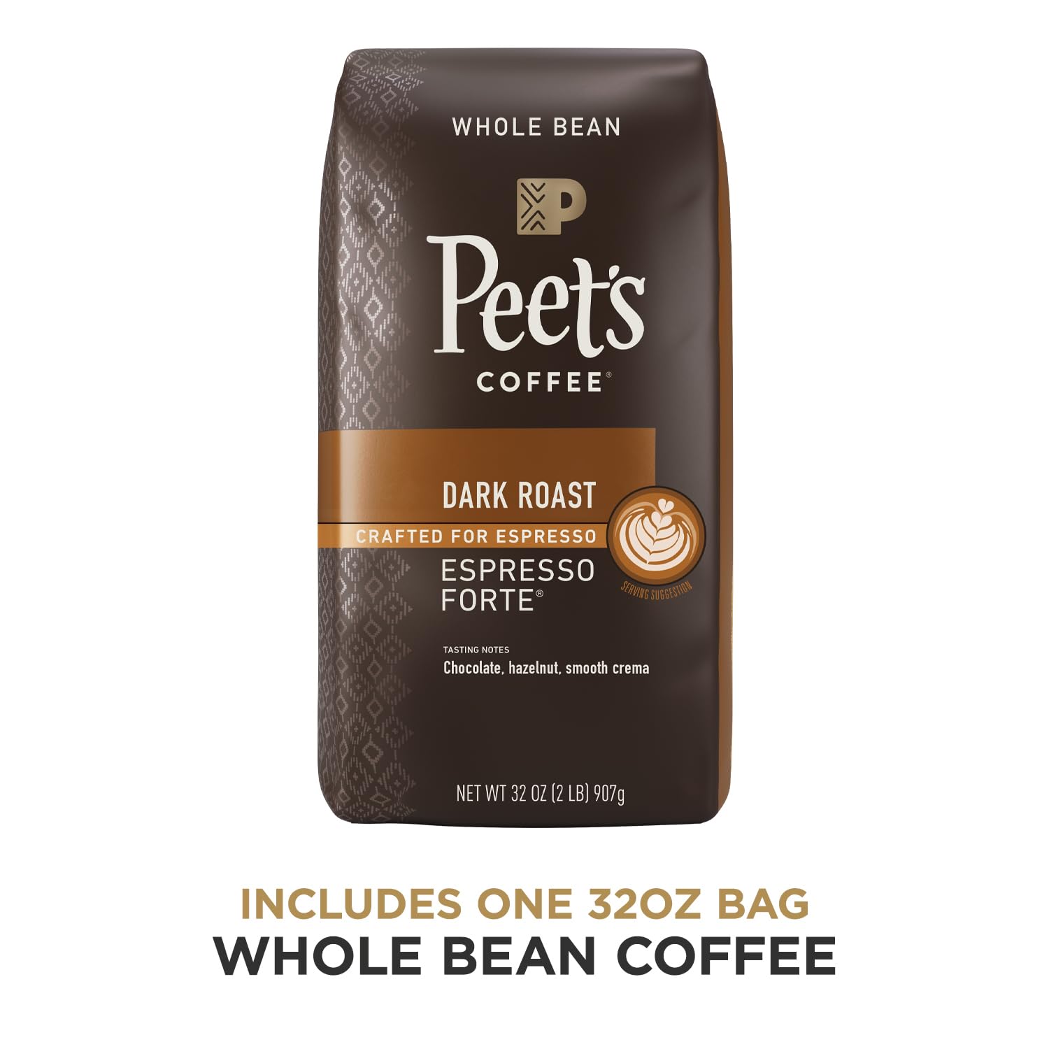 Peets Coffee, Dark Roast Whole Bean Coffee - Major Dickasons Blend 10.5 Ounce Bag