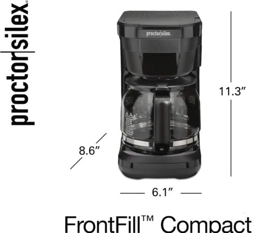 proctor silex frontfill drip coffee maker review