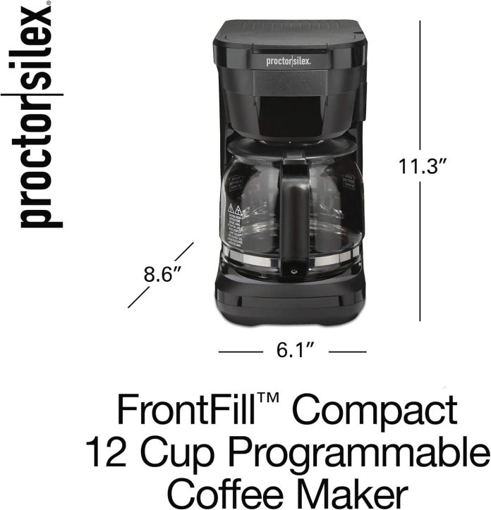 proctor silex frontfill drip coffee maker review
