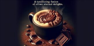 sip the chocolatey richness of chocolate coffee