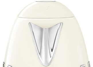 smeg cream stainless steel kettle review