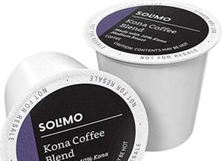 solimo kona blend coffee pods review