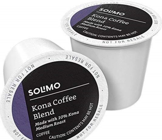 solimo kona blend coffee pods review