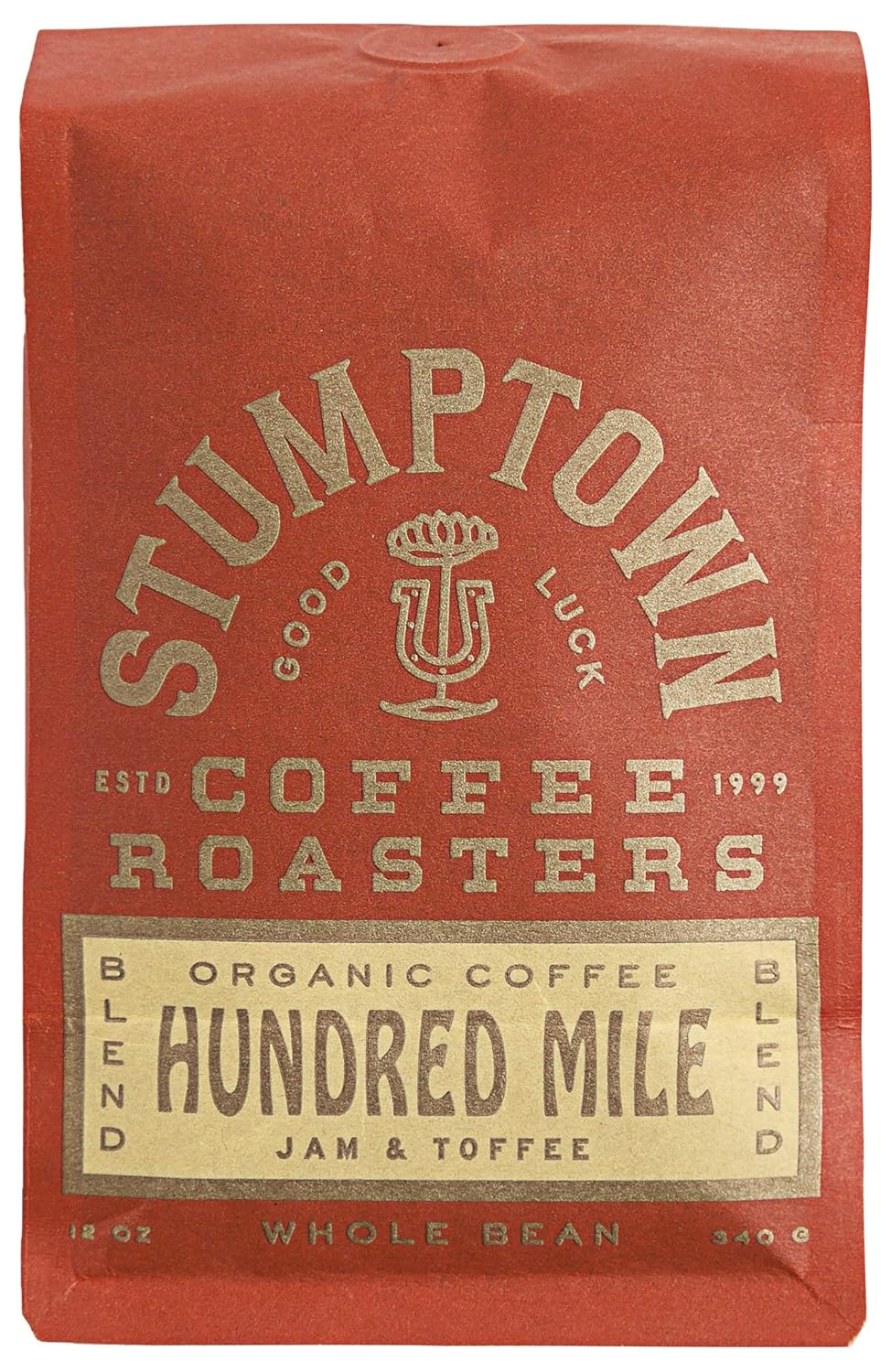 Stumptown Coffee Roasters, Medium Roast Whole Bean Coffee - Homestead Blend 12 Ounce Bag with Flavor Notes of Milk Chocolate, Cherry and Orange
