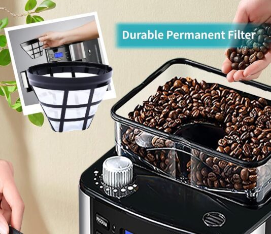 GEVI 10-Cup Programmable Grind & Brew Coffee Maker Review 10 cup programmable grind brew coffee maker with built in burr grinder large 15l water tank keep warm plate