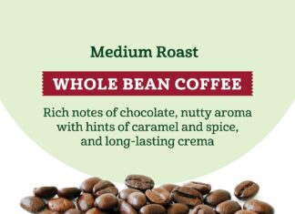 amazon fresh bold crema espresso whole bean medium roast 22 lb