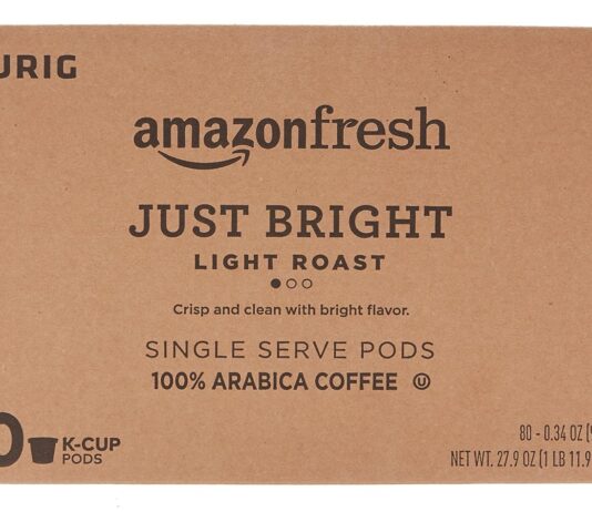 amazonfresh 80 ct k cups hazelnut flavored medium roast keurig k cup brewer compatible
