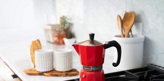 bellemain stovetop espresso maker moka pot white 9 cup